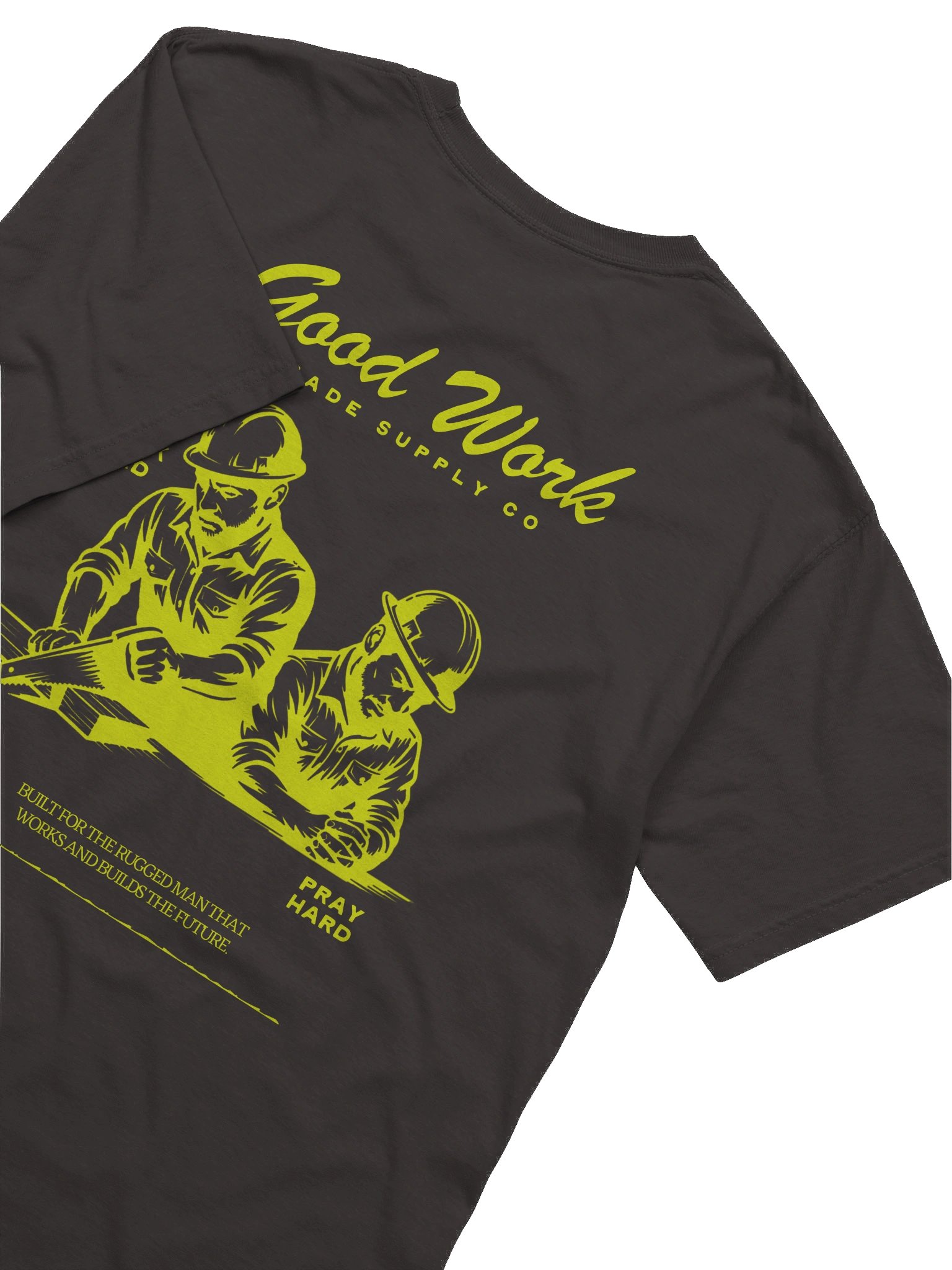 Work Hard Pray Hard (Yellow Text) product image (1)