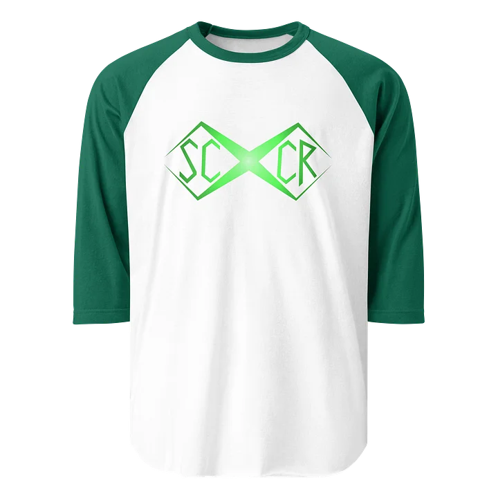Green X Baseball Raglan product image (1)
