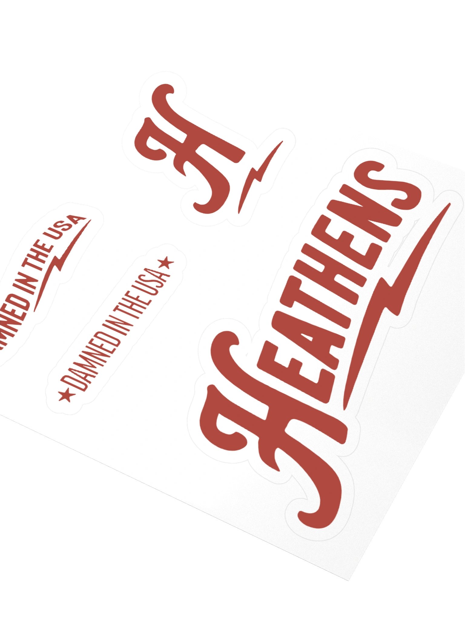 Heathens Scarlet Logo Kiss Cut Stickers product image (3)