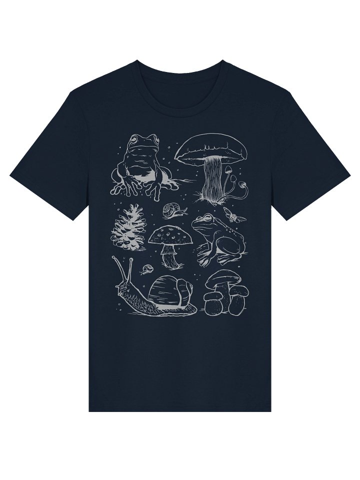 Cotterage Autumn Line Art Unisex Organic Tee product image (1)