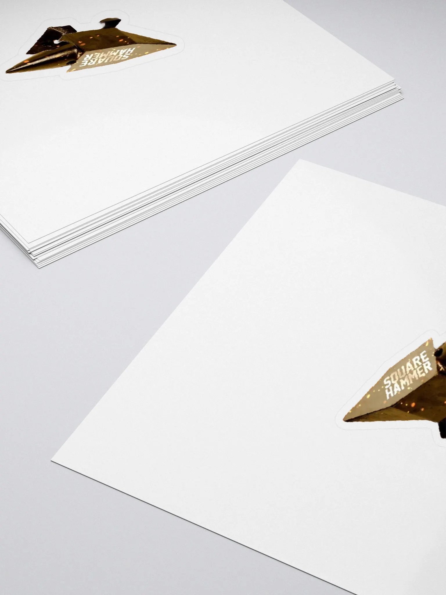 Square Hammer Anvil Kiss Cut Sticker product image (4)