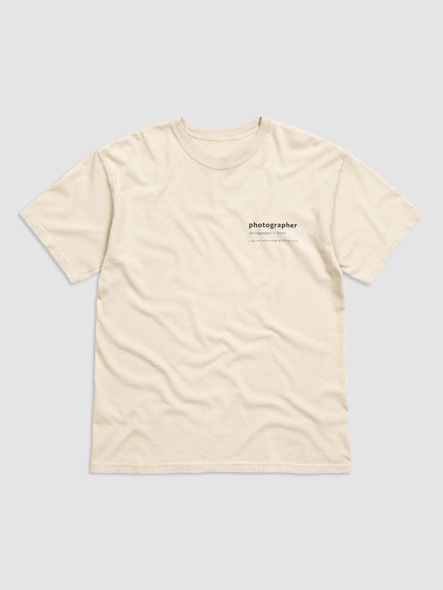 A Person Who Takes Photographs - t-shirt product image (2)