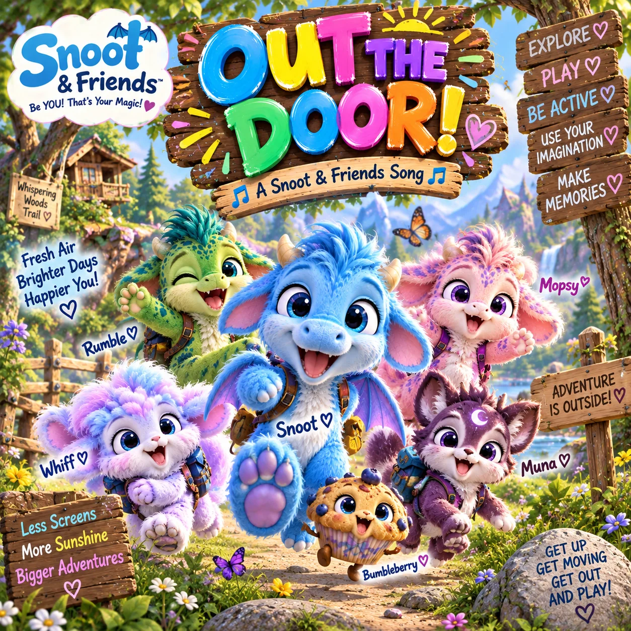 Out the Door! – Snoot & Friends Get-Up-and-Move Song product image (1)