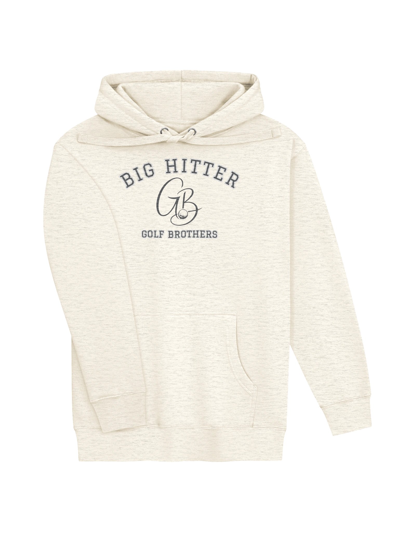 Big Hitter Varsity Hoodie – Oatmeal product image (3)