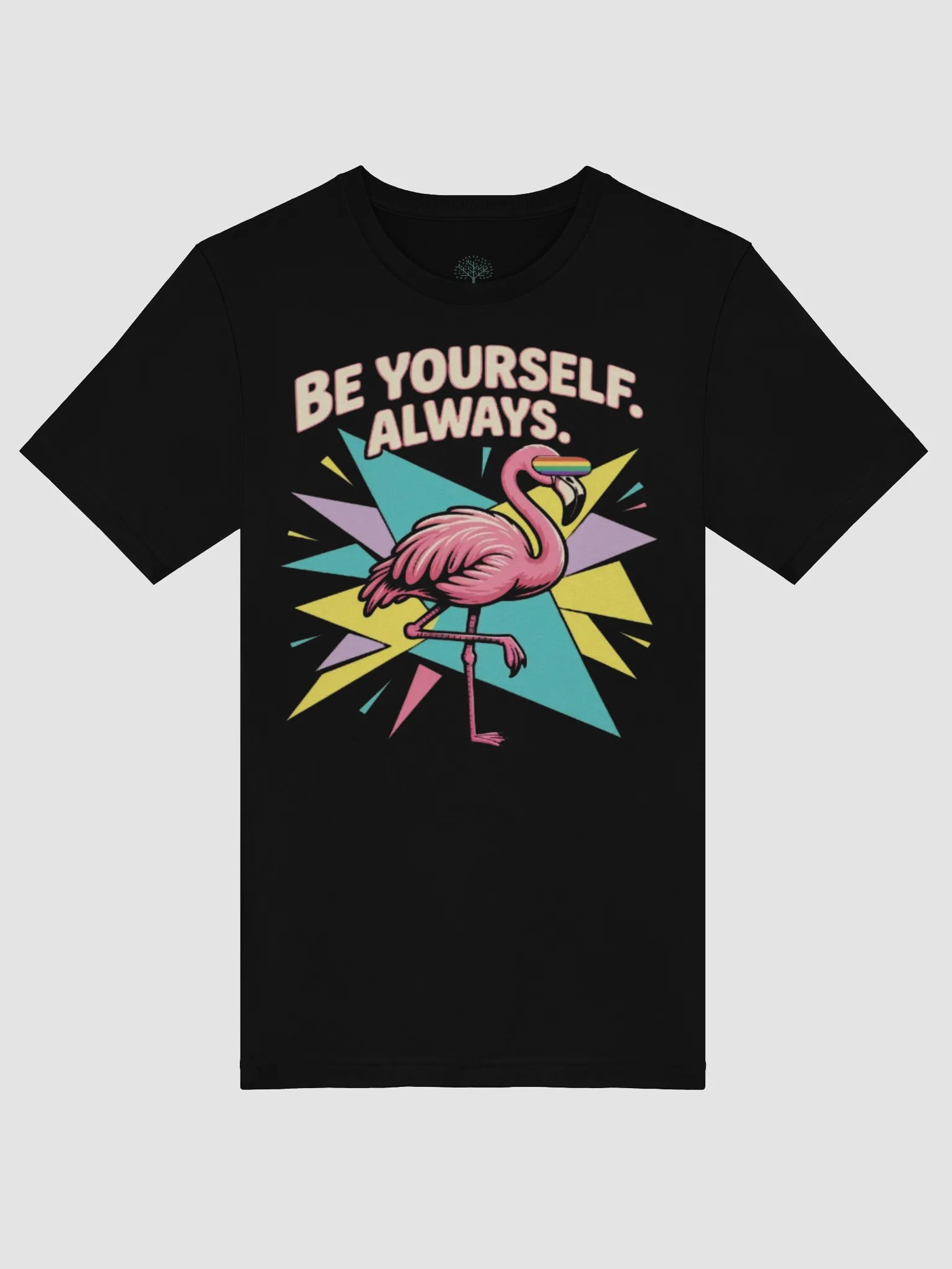 Be Yourself Always Pride T-Shirt | Graphic Grove | Flamingo Design product image (52)