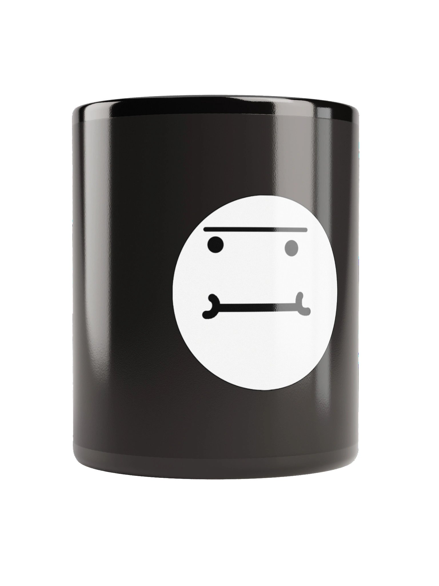 Hmm Black Glossy Mug product image (4)