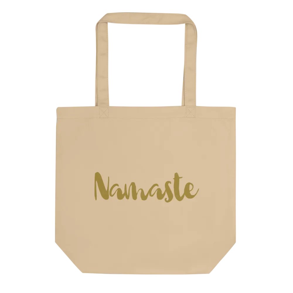 Namaste Text Eco-Friendly Tote Bag product image (3)