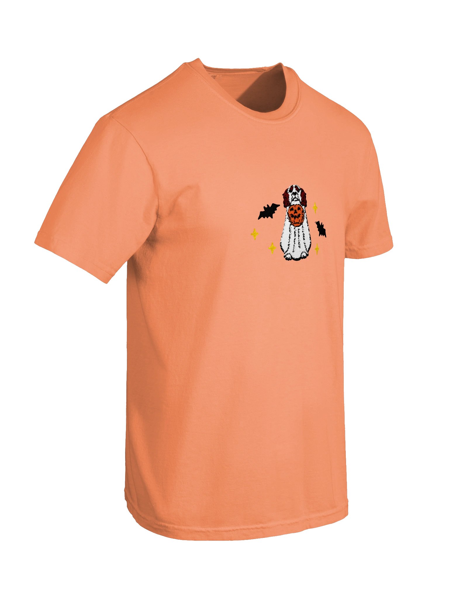 Halloween Working Cocker Spaniel(Liver Roan) Embroidered T-Shirt product image (9)