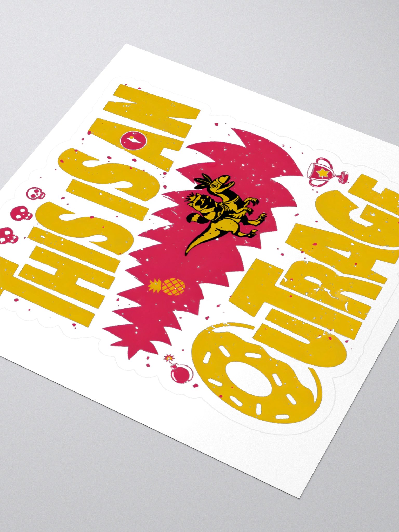 Princess Donut And Mongo Sticker product image (2)
