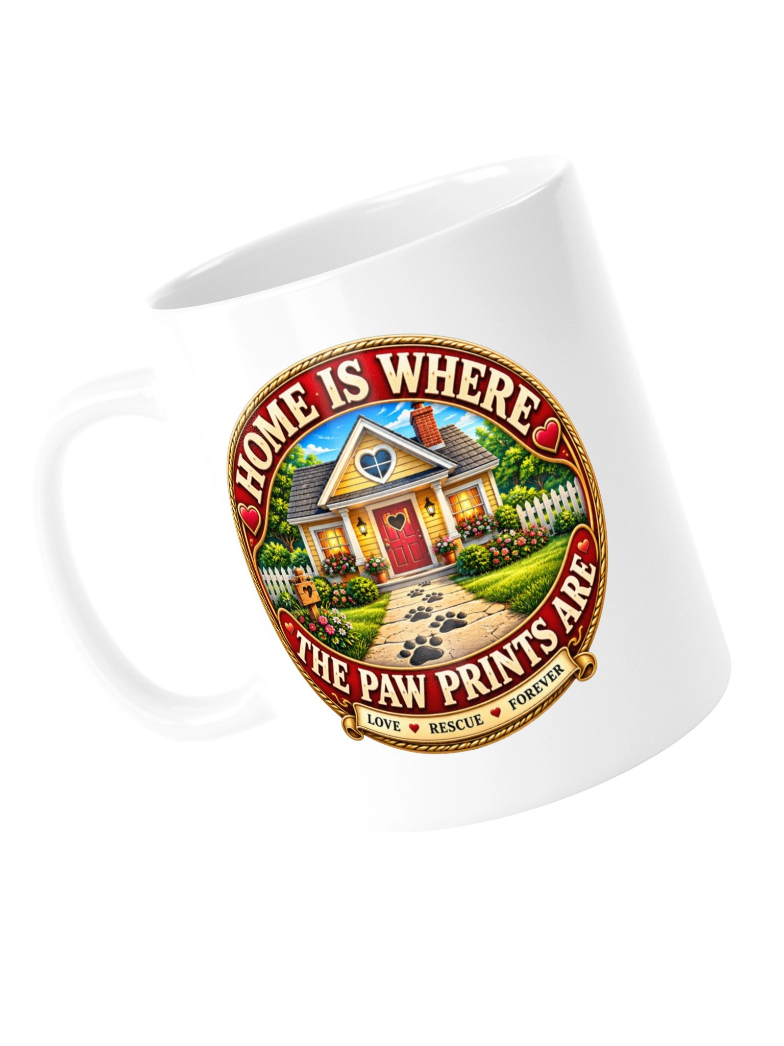 Home Is Where the Paw Prints Are Mug product image (4)