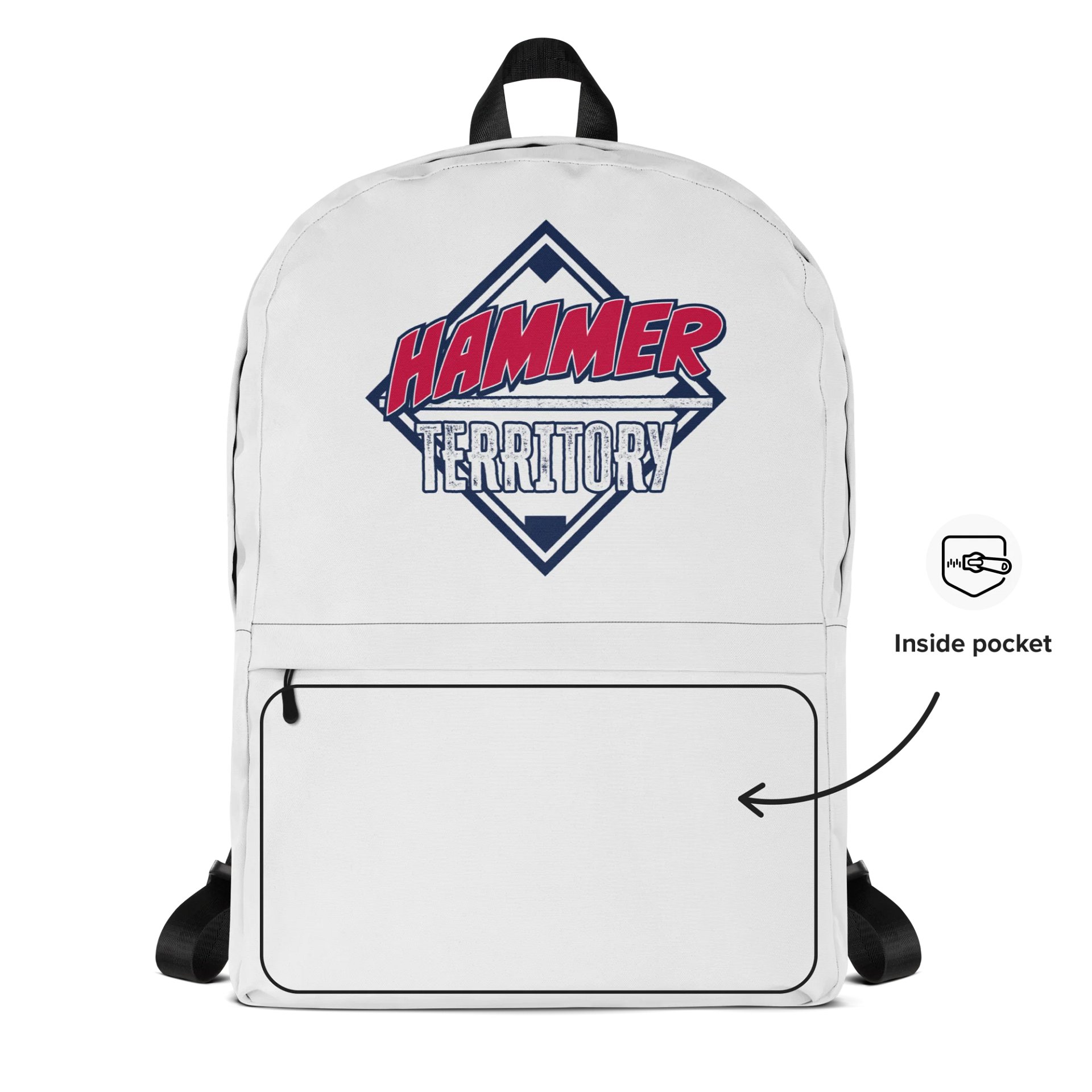 White Backpack product image (2)