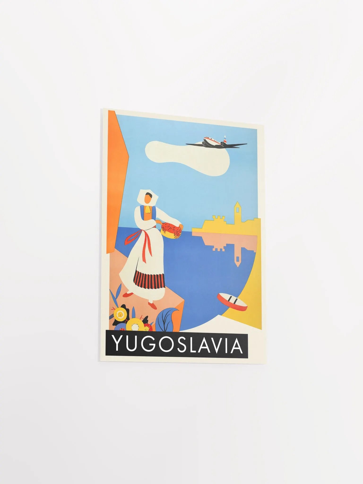 Yugoslavia, 1952 — retro vintage travel poster, retro travel art, retro travel wall art, Croatia poster product image (8)