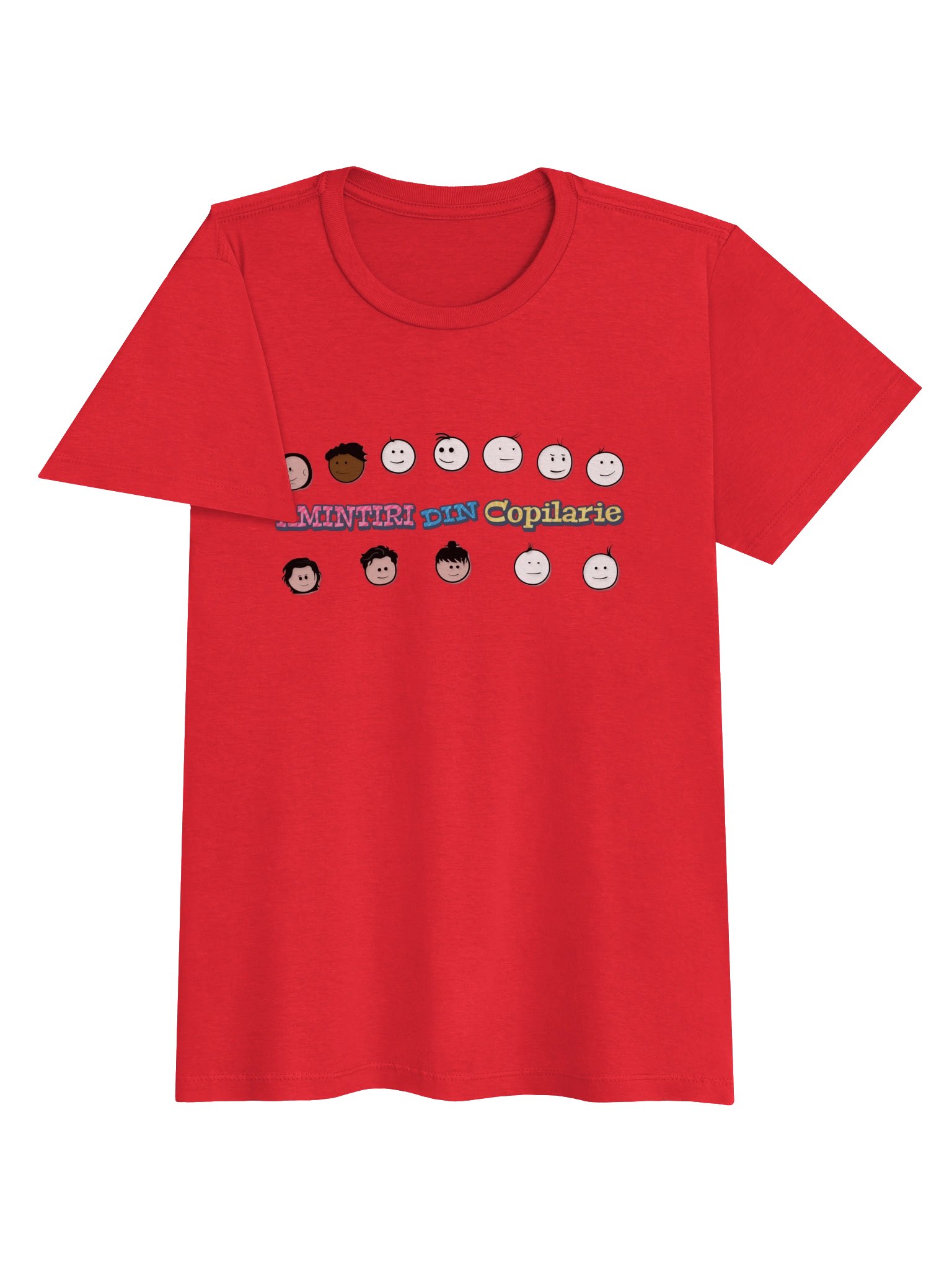 Tricou Damă Roșu – Amintiri Din Copilărie product image (3)