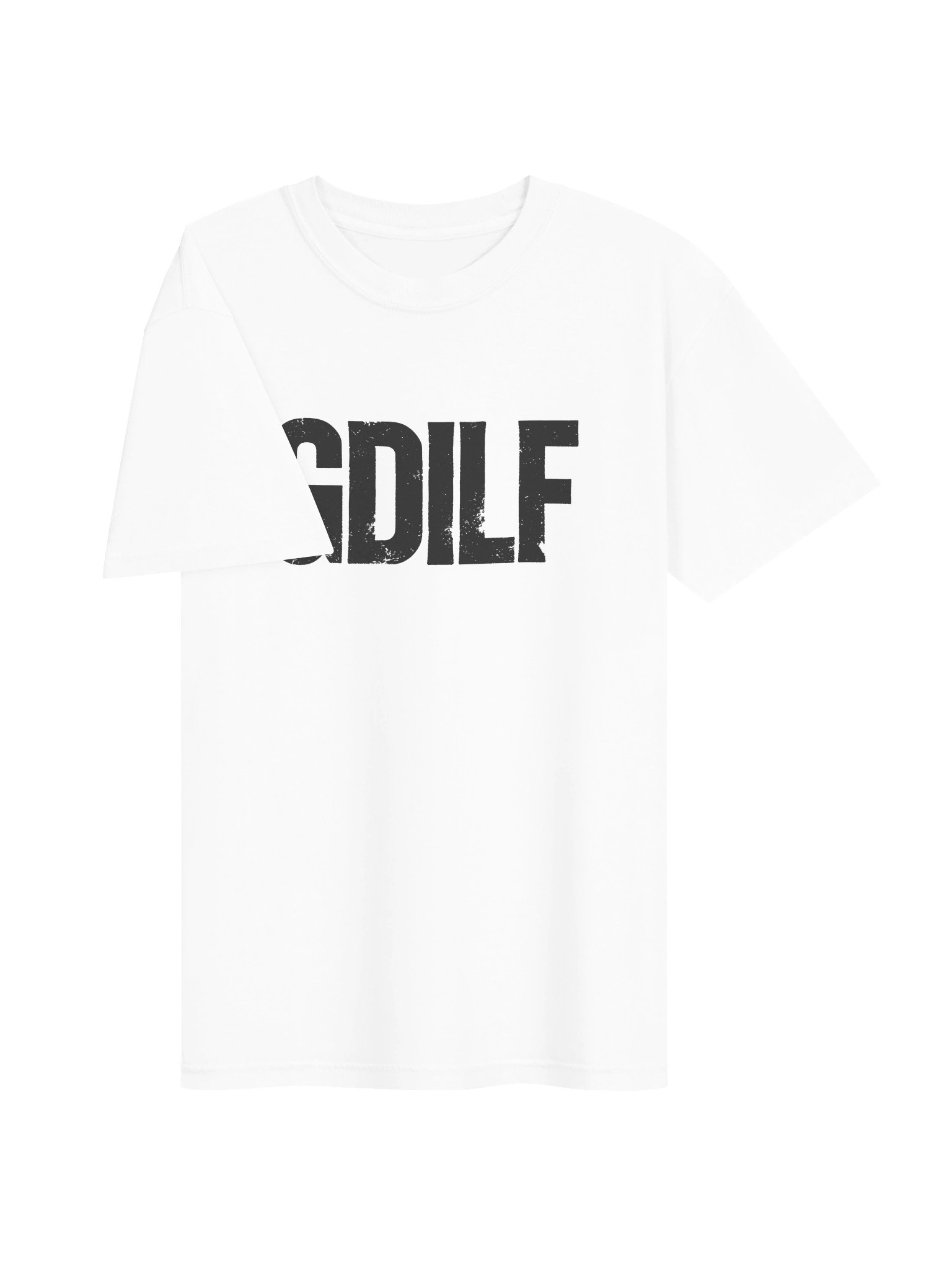 GDILF in Black Grungy Letters T-Shirt product image (4)