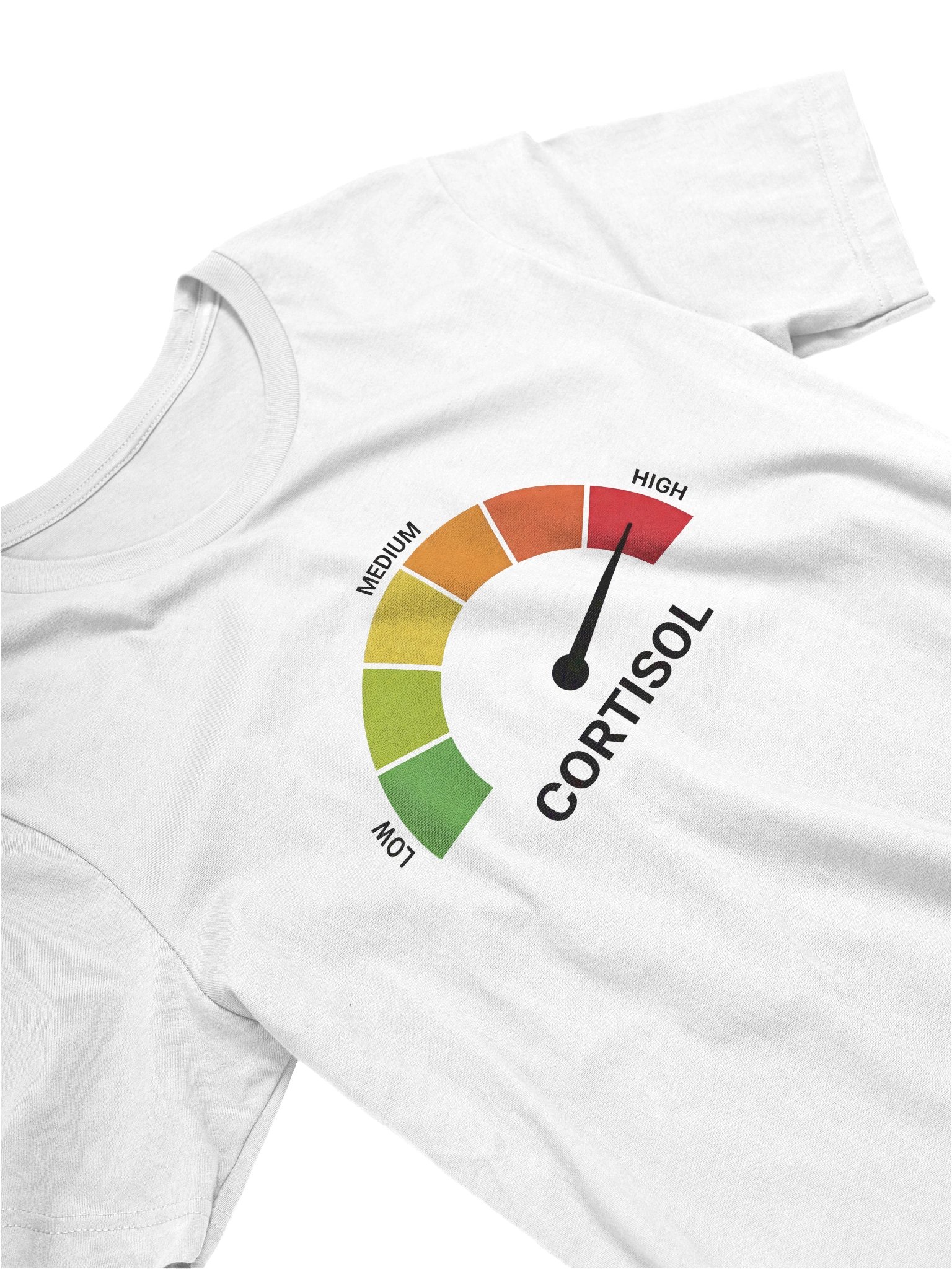 High Cortisol Premium Soft T-Shirt White product image (3)