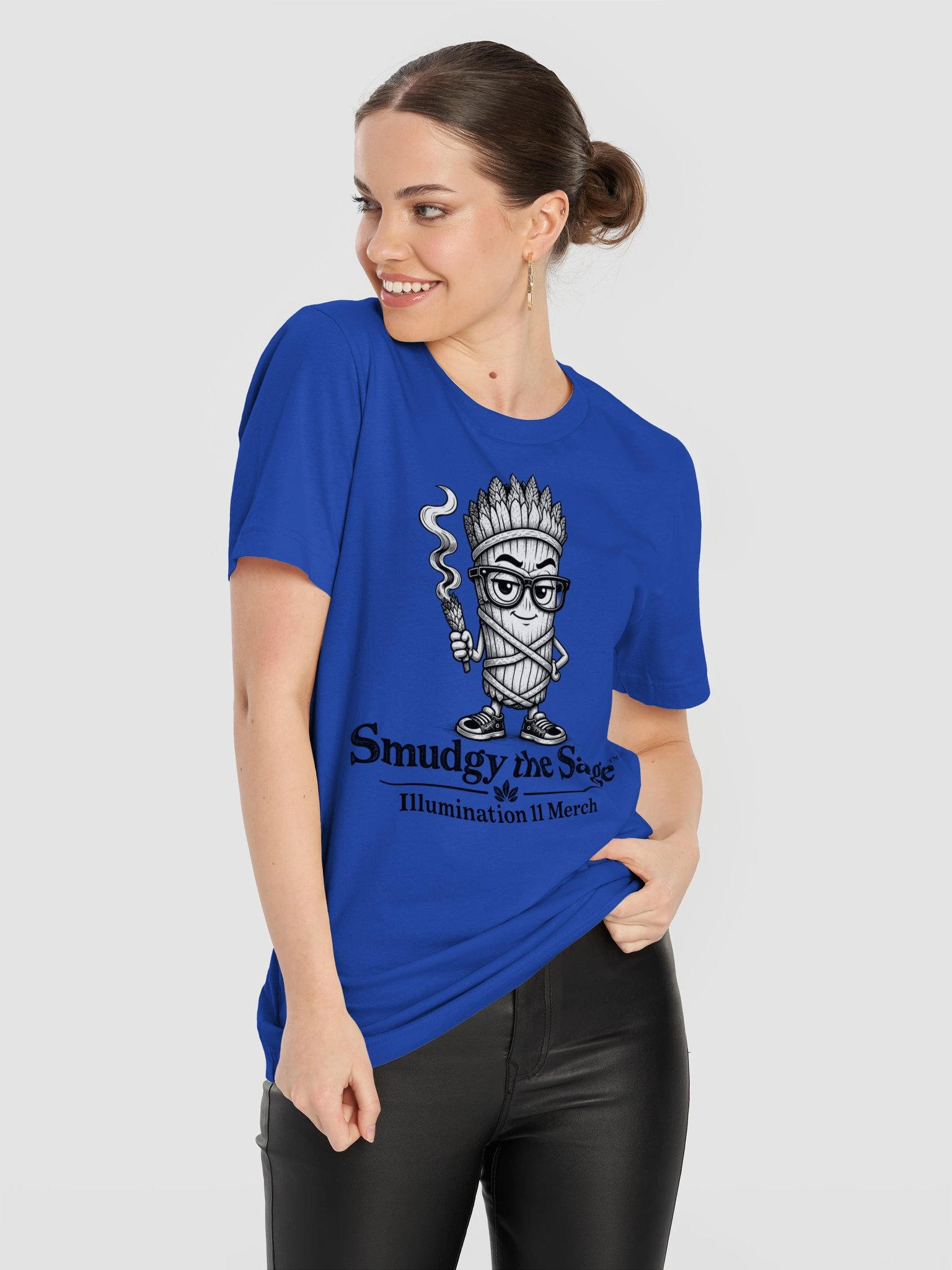 Smudgy the Sage™ – Funny Smudge Bundle Character T-Shirt product image (6)