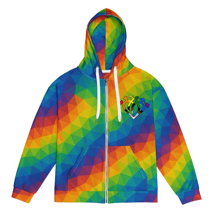 Rainbow Spectrum Syndicate Prism Unisex Zip Hoodie product image (1)