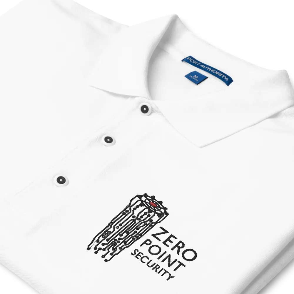 Zero-Point Polo Shirt (White) product image (9)