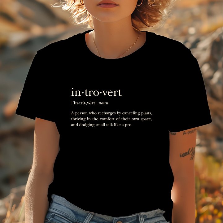 Introvert: A Person who Recharges by Canceling Plans T-Shirt product image (1)
