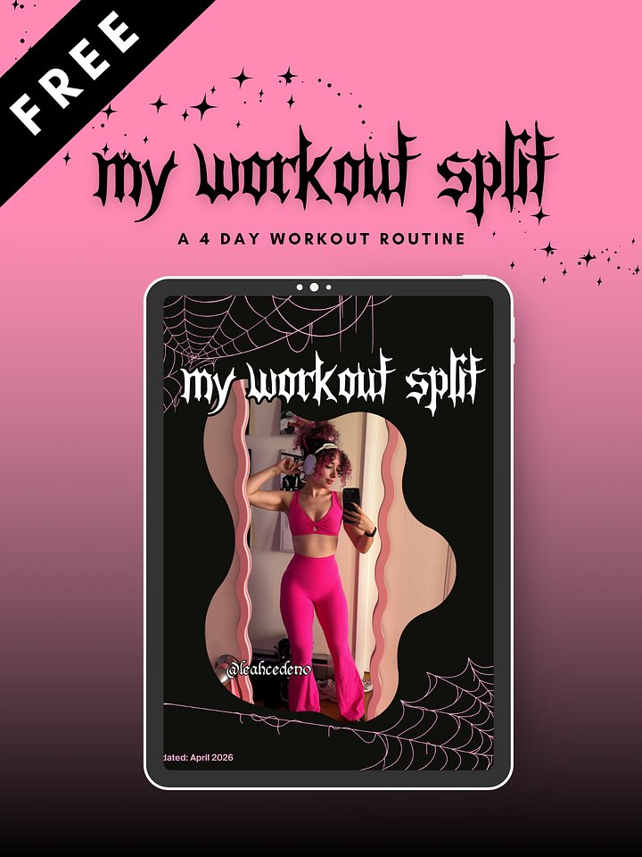 My Workout Split product image (1)