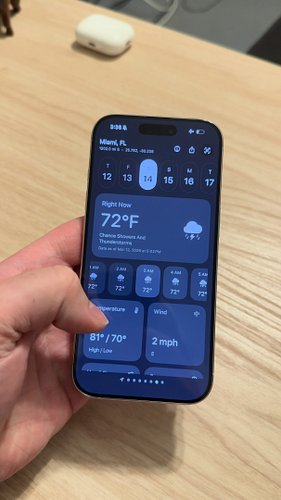This app scans weather forecasts from a QR code offline