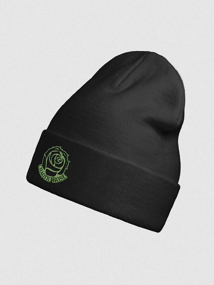 Chaotic Rose Beanie Hat product image (2)