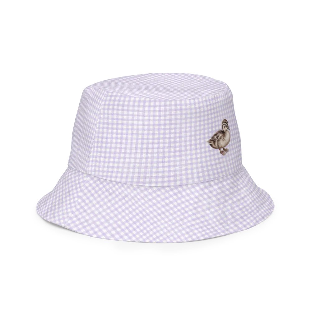 DUCK LOVERS GINGHAM BUCKET HAT TWO SIDES - Bucket Hat für Entenfans product image (5)