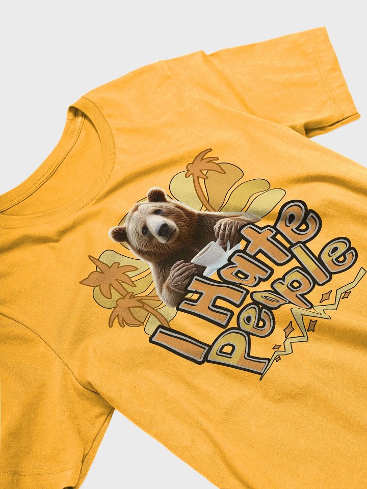 I Hate People Bearly Social T-Shirt product image (2)