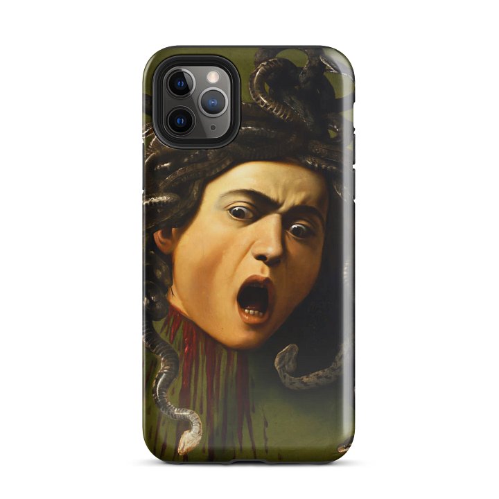 Caravaggio – Medusa (1597) iPhone® Tough Case product image (2)