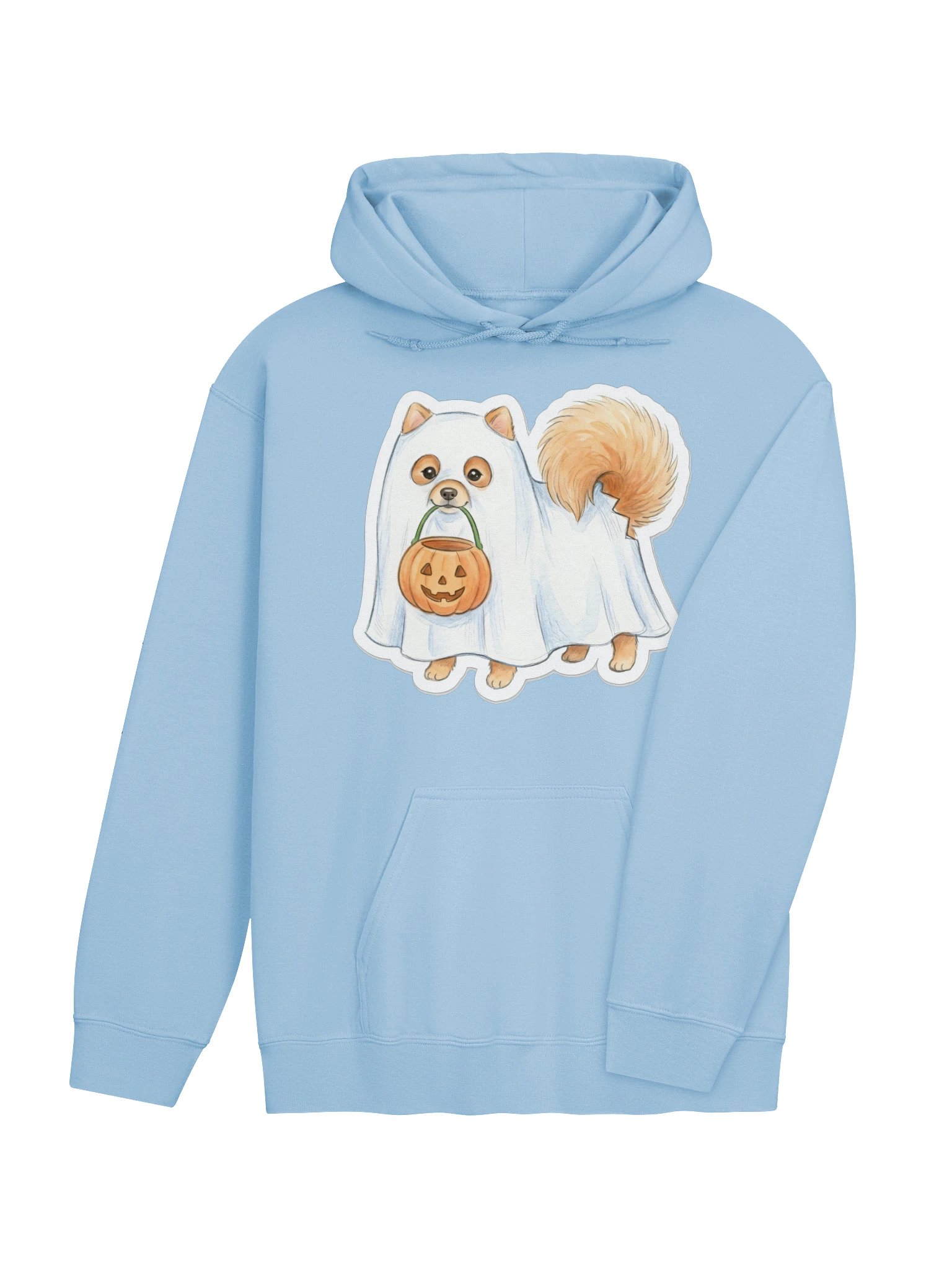 Little Ghost Pomeranian Hoodie product image (13)