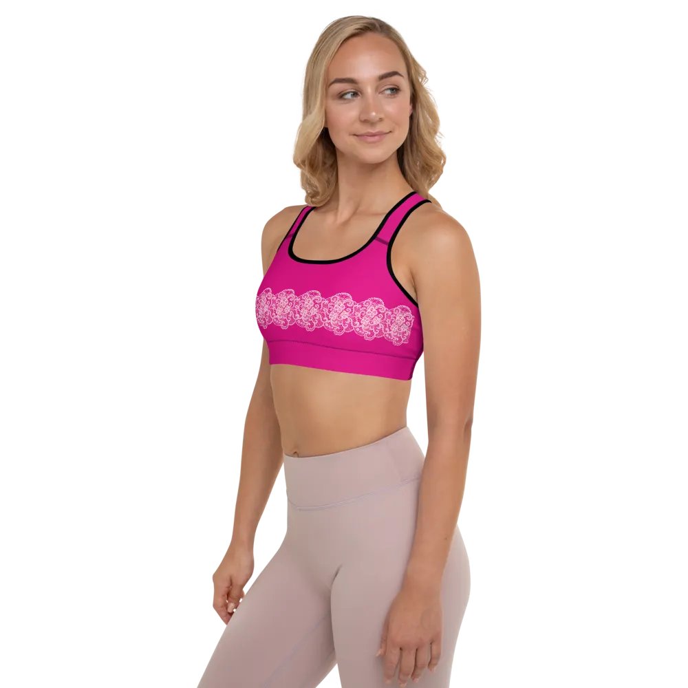 Lace Pink Premium Sportswear Pink Padded Sports product image (2)