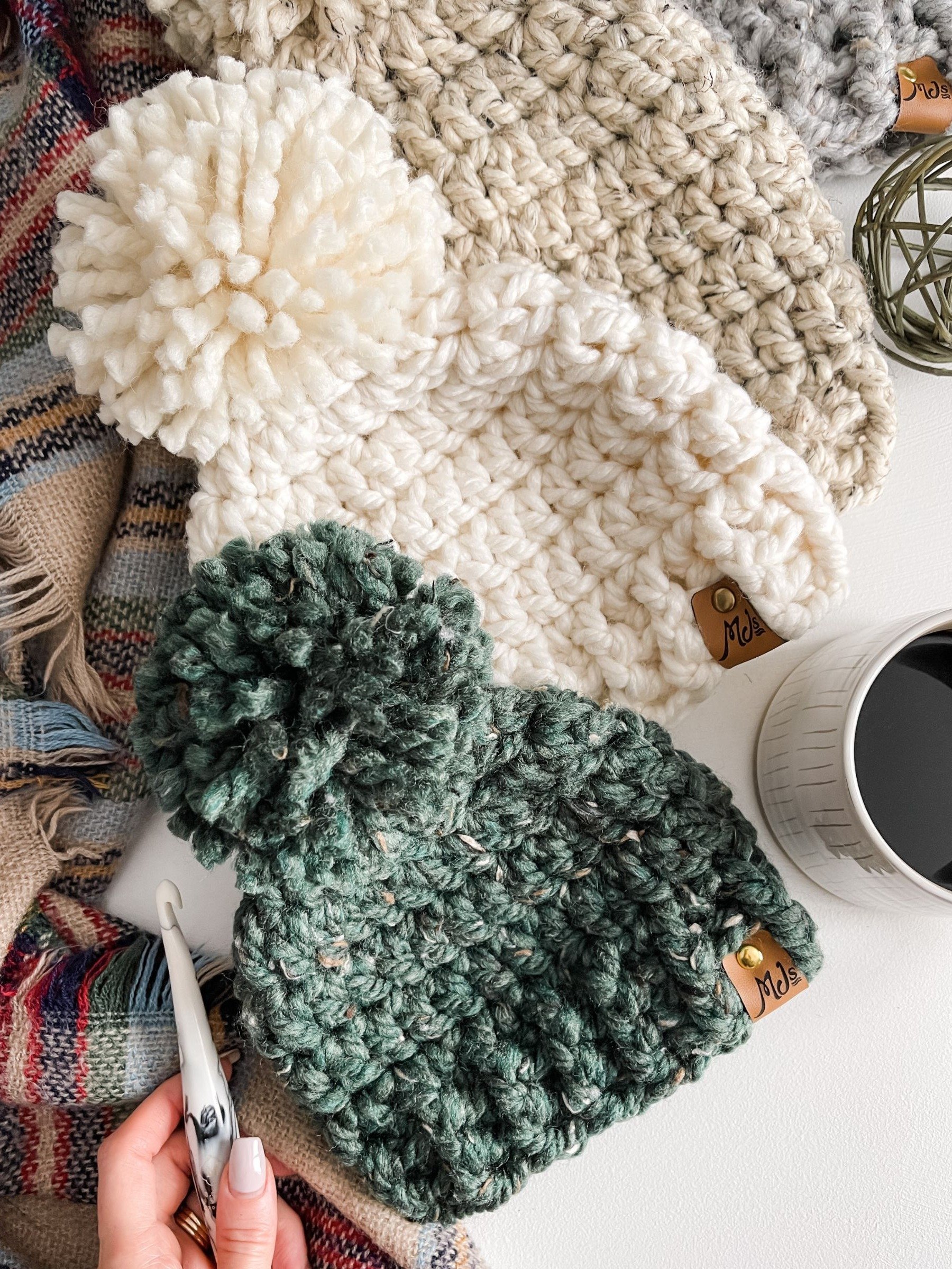 Beginner Bulky Beanie Crochet Pattern product image (1)