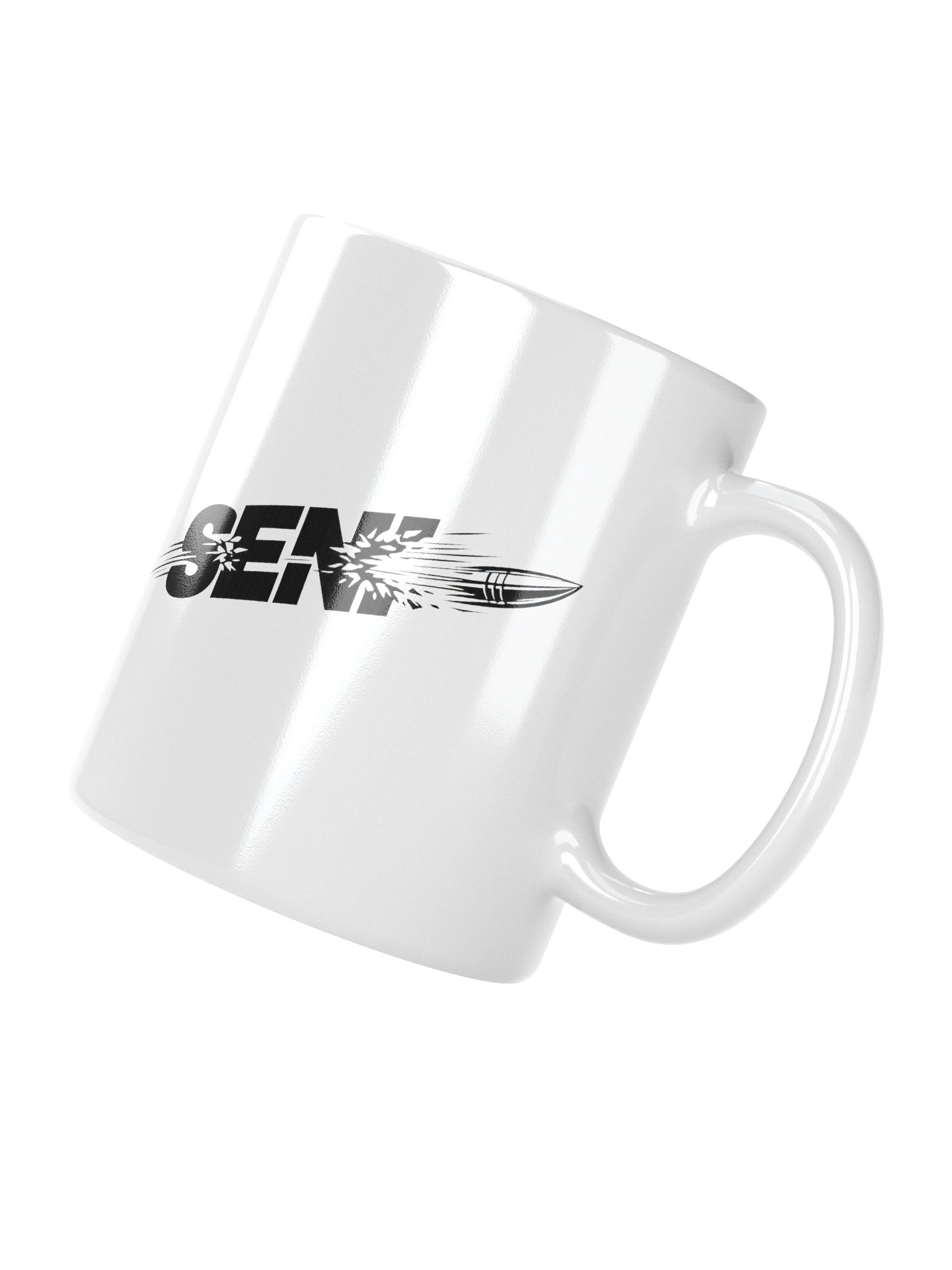 Bullet White Glossy Mug product image (7)