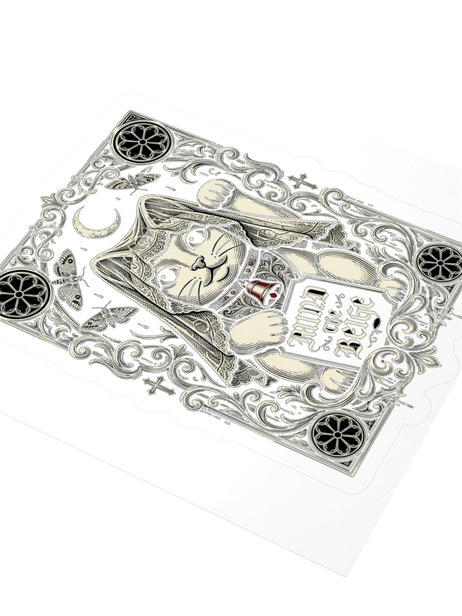 Mourning Neko — Sticker product image (3)