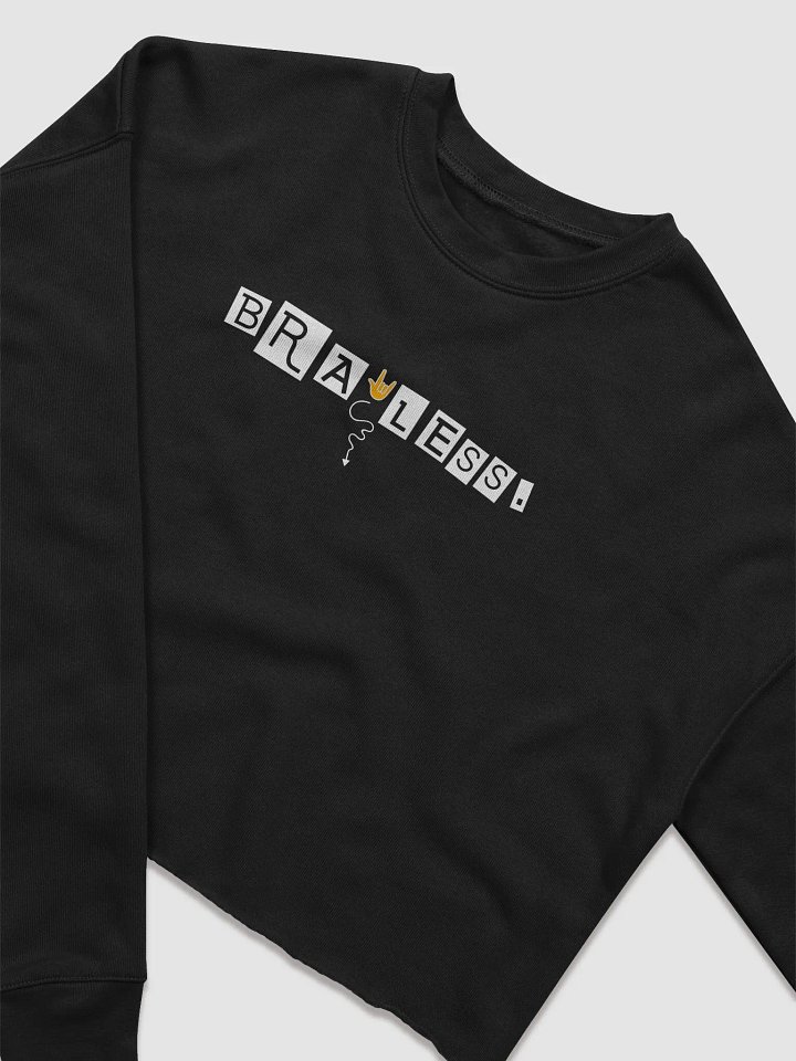 The Long-sleeved Braless. Crop Sweatshirt product image (2)