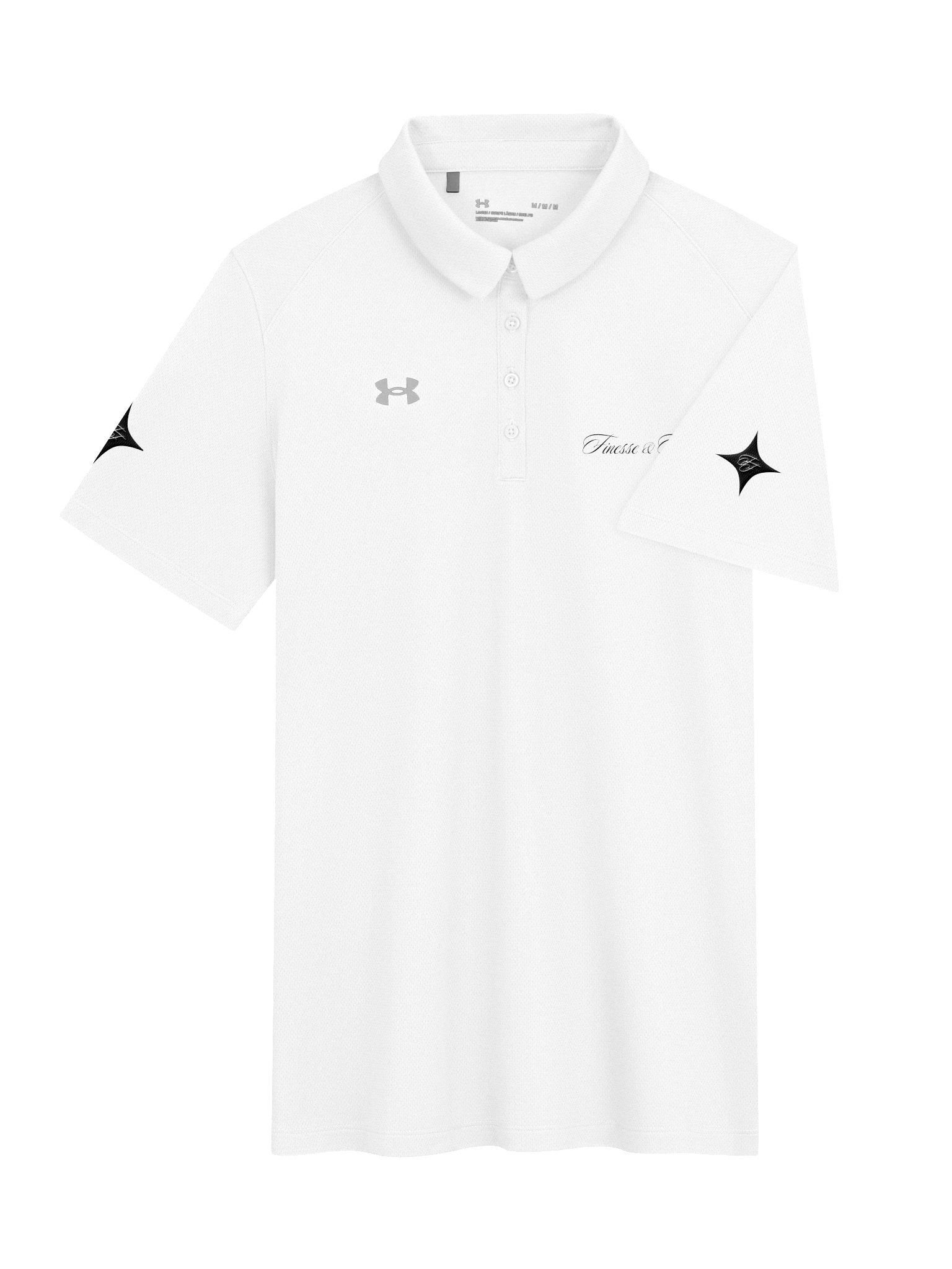 F&F Script x Under Armour® Women's Polo Shirt (WHT) product image (28)