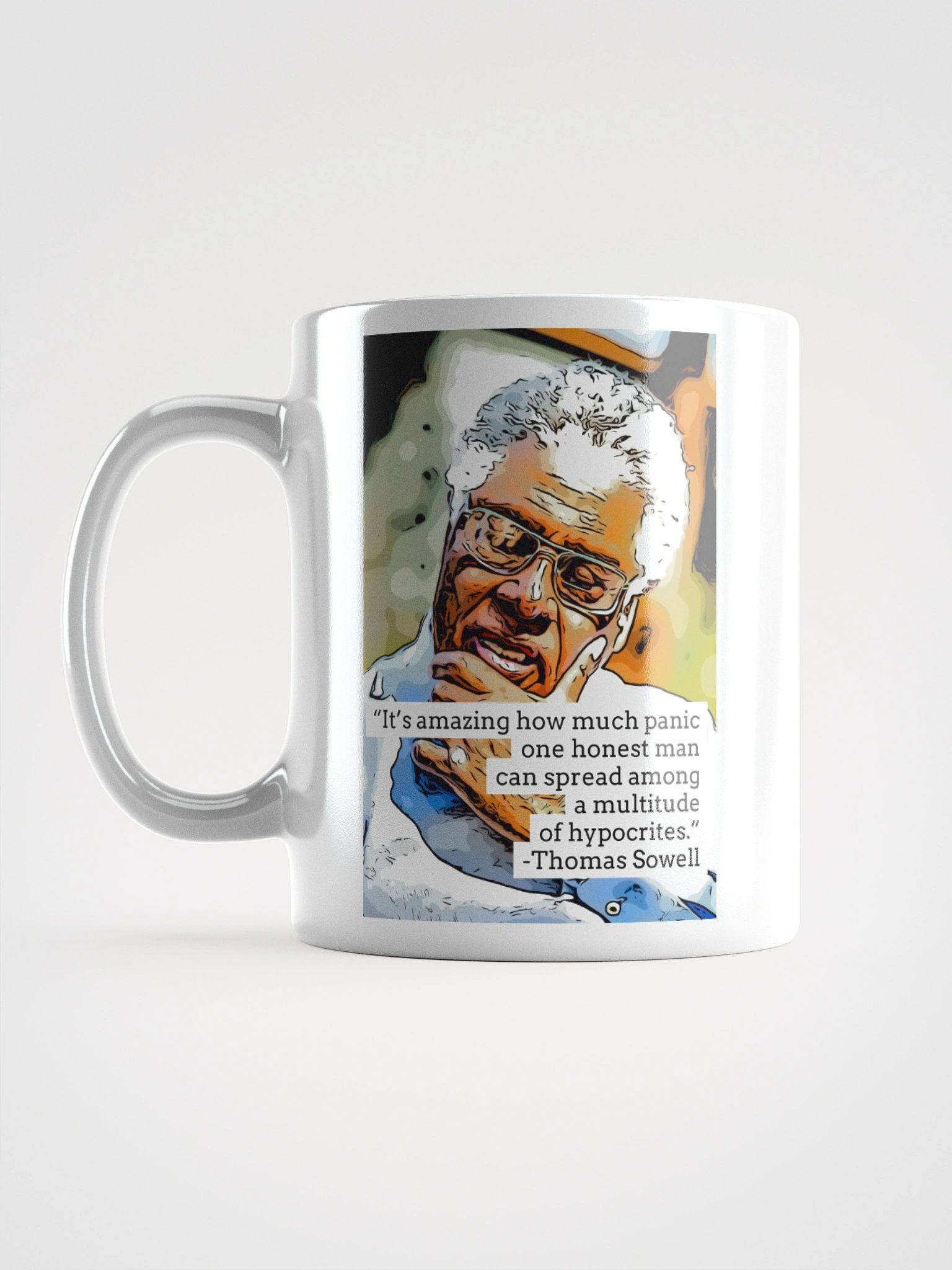 “One Honest Man” — Thomas Sowell Art Mug product image (6)