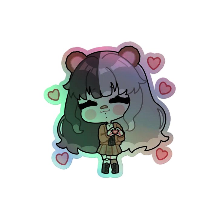Heart Holographic Sticker product image (1)