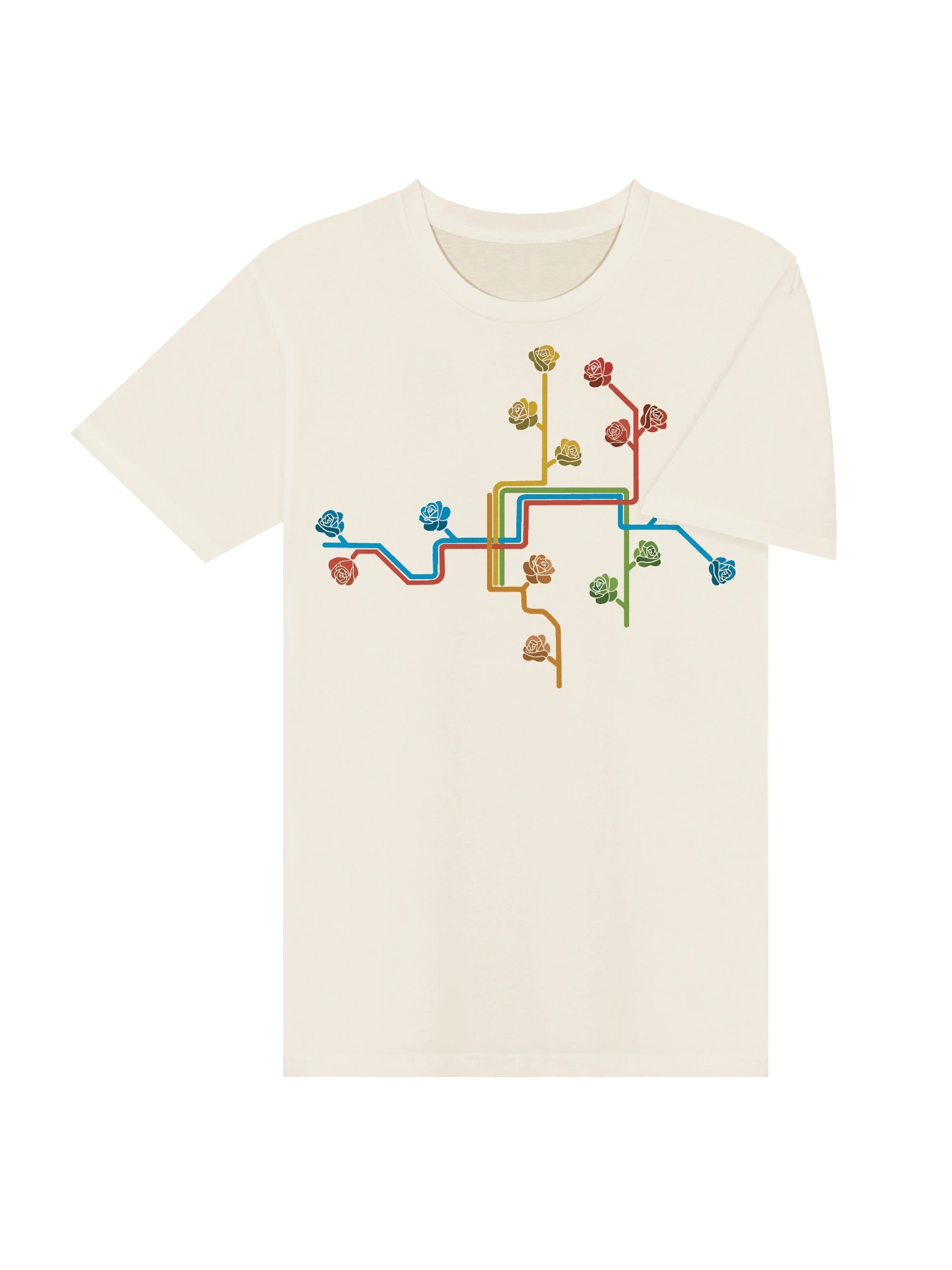 Blooming Portland Transit Map - The T-Shirt product image (4)