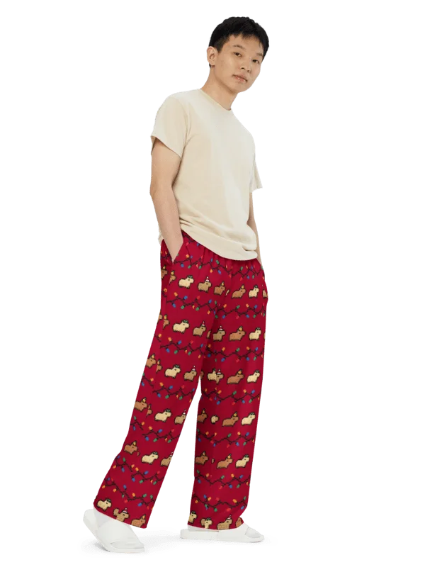 Capy Holidays Pajama Bottoms product image (2)