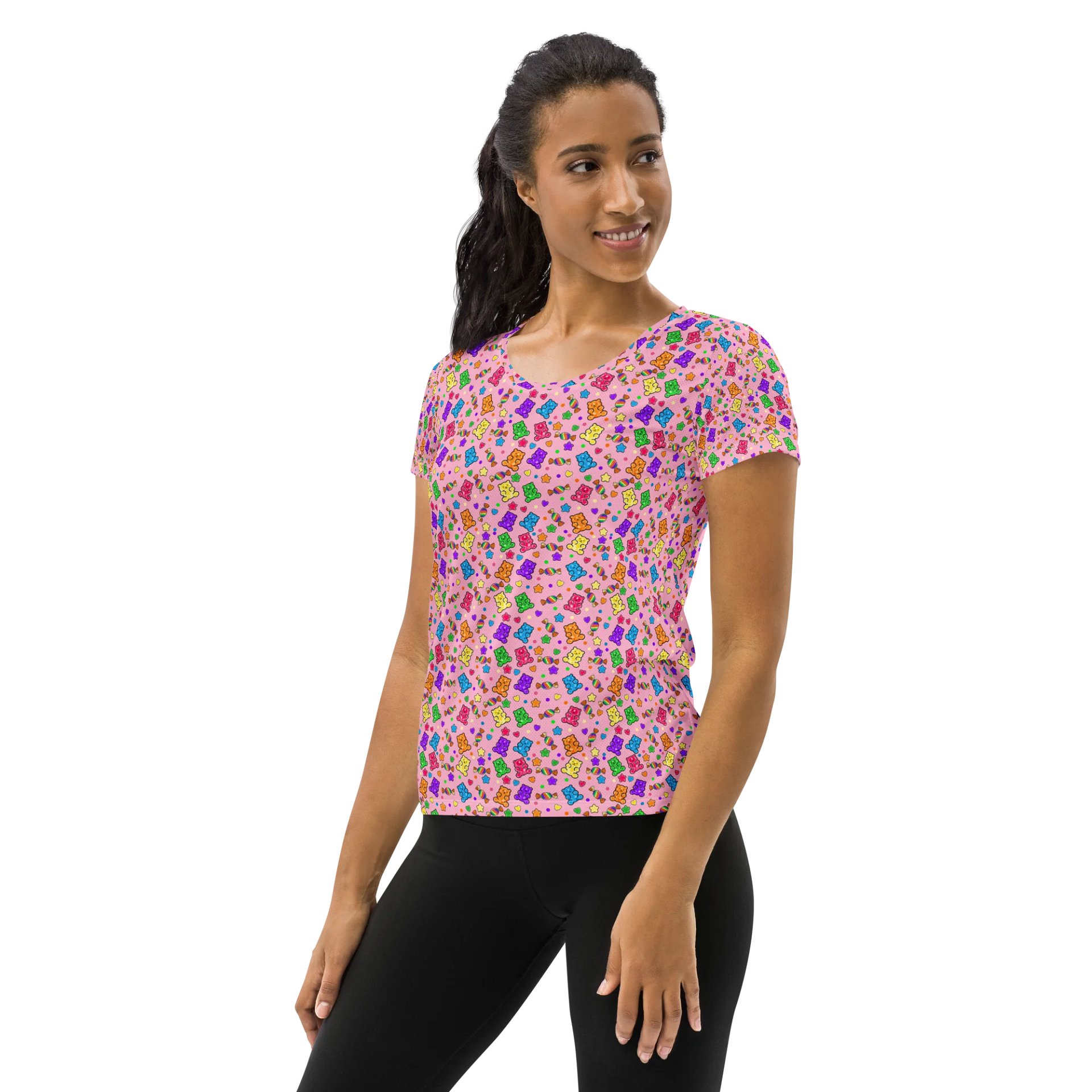 Candy Shop Athletic Woman’s Tee product image (3)