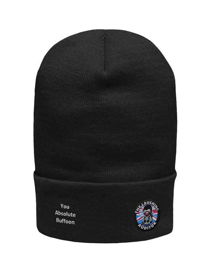 You Absolute Buffoon Union Flag Branded Beenie Hat product image (6)
