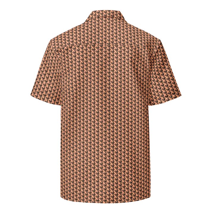 Syn-Stripe Orange/Black Button Up product image (1)
