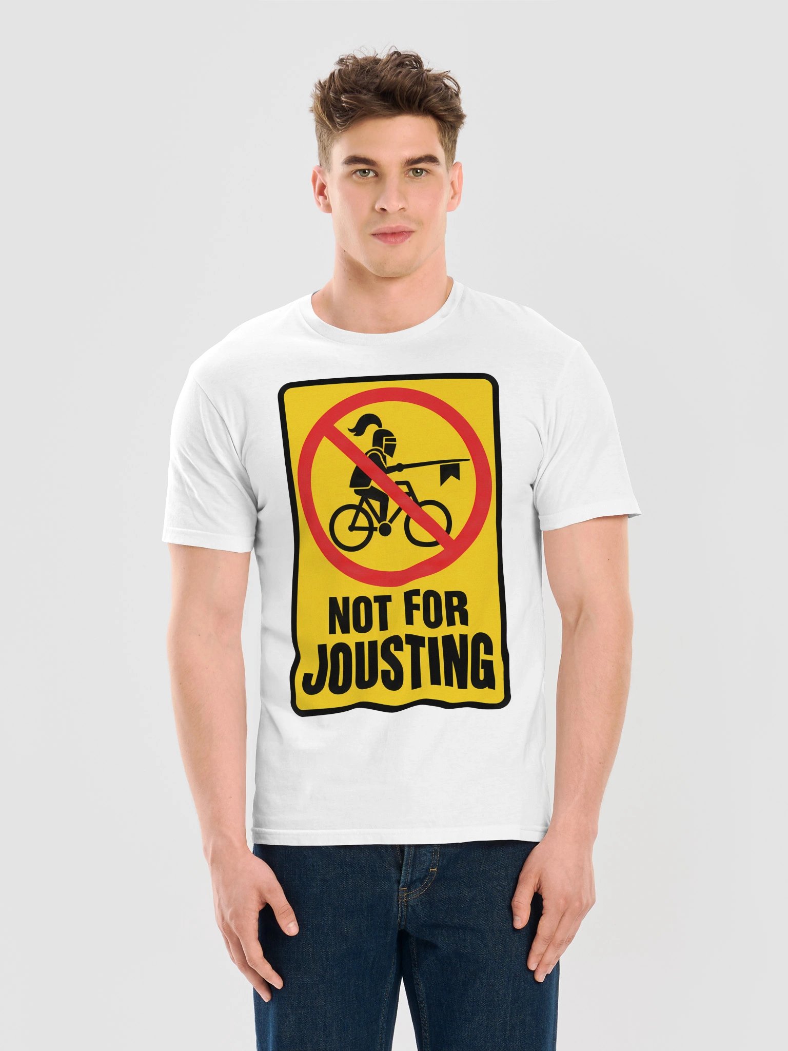 Not For Jousting Safety Sign T-Shirt product image (11)
