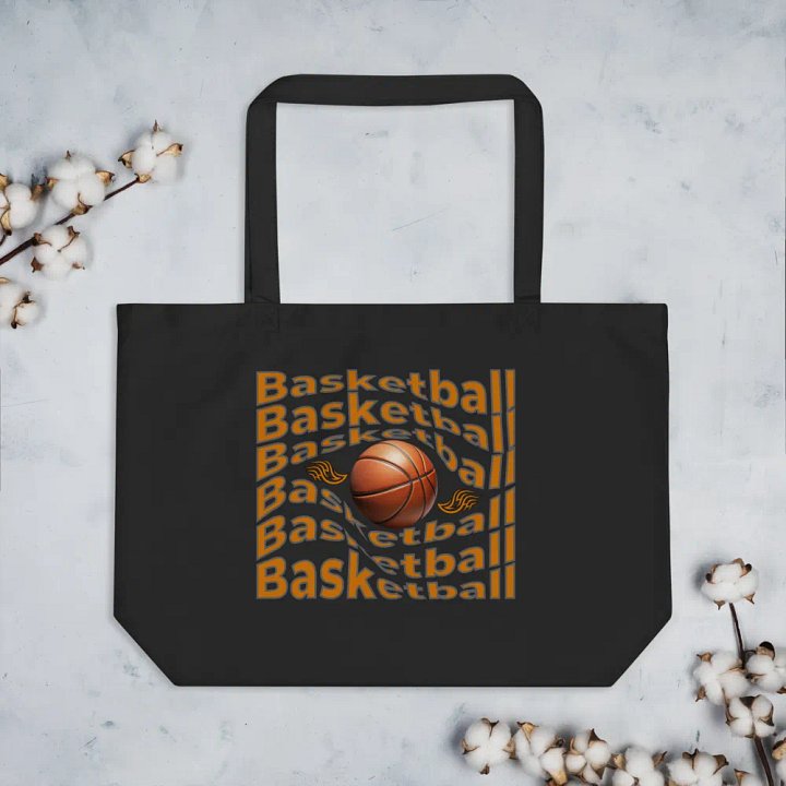 Swirl Basketball Statement Tote product image (2)
