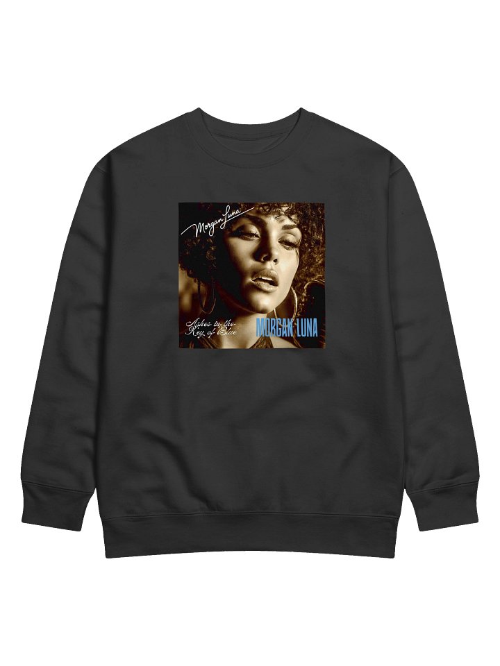 Morgan Luna – “Ashes in the Key of Blue” Autograph Series Sweatshirt product image (1)