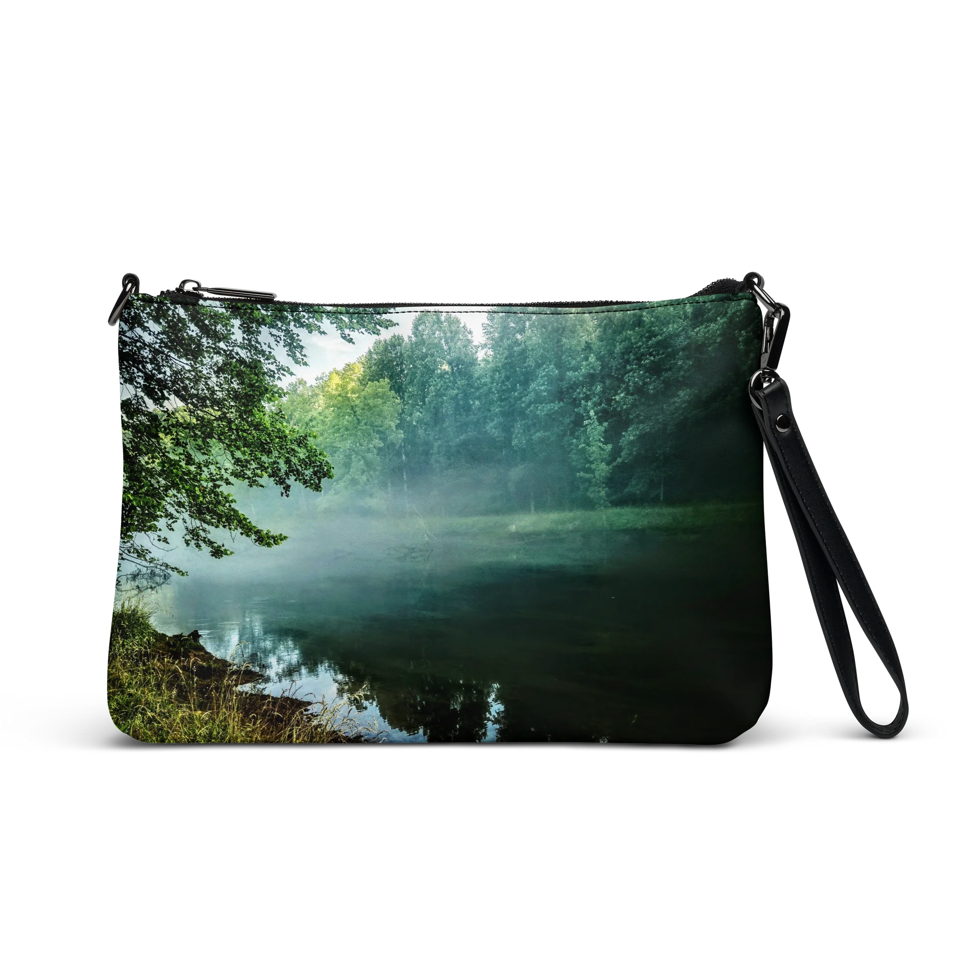 Misty River Reflections Crossbody Bag product image (1)