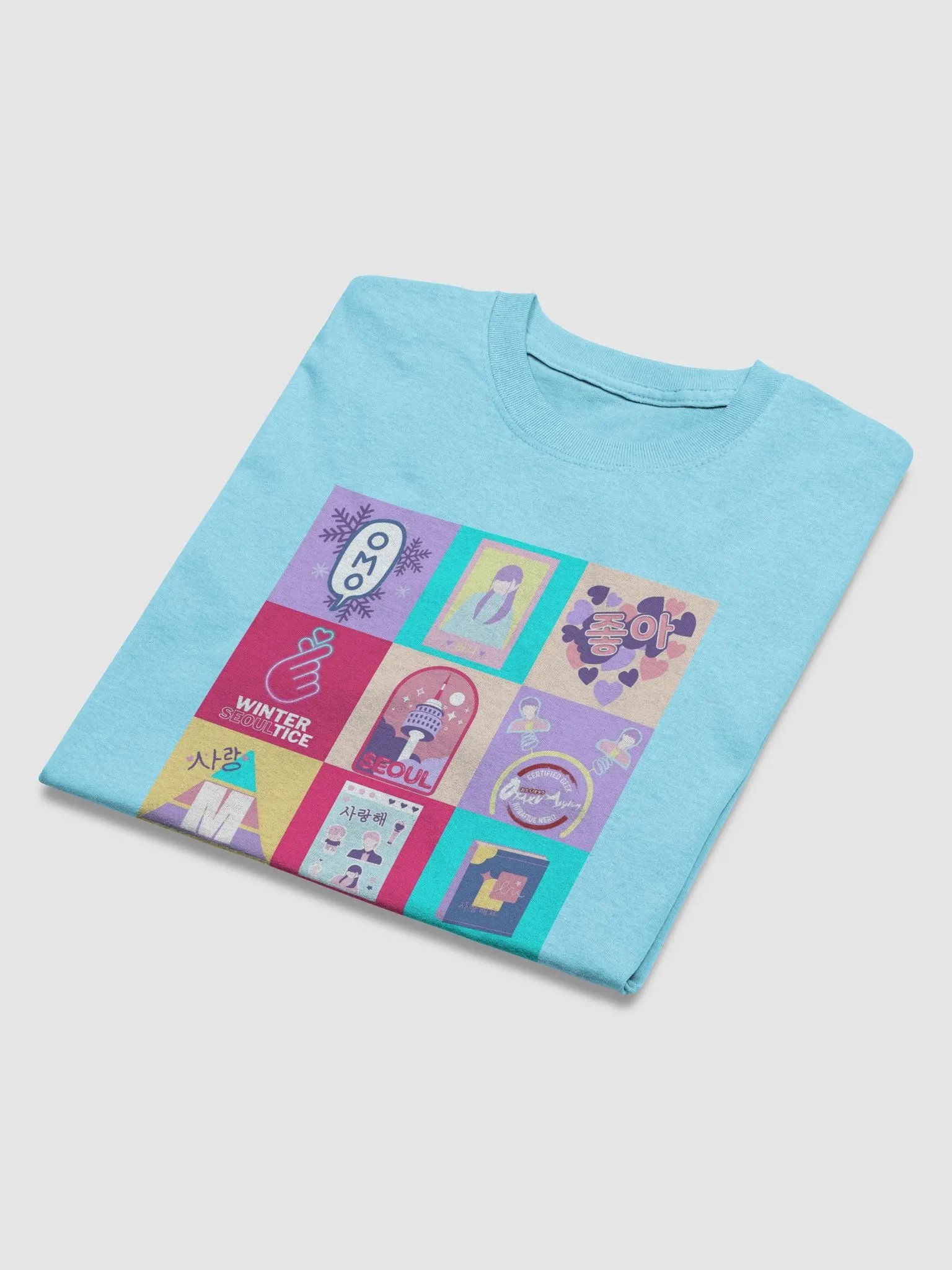 Winter Seoul-tice Event T-Shirt - Sky Blue product image (4)