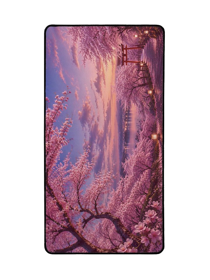 Cherry Blossoms Desk Mat product image (2)