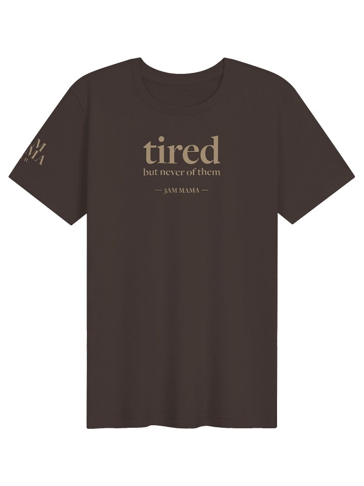 Tired Tee - Brown product image (1)